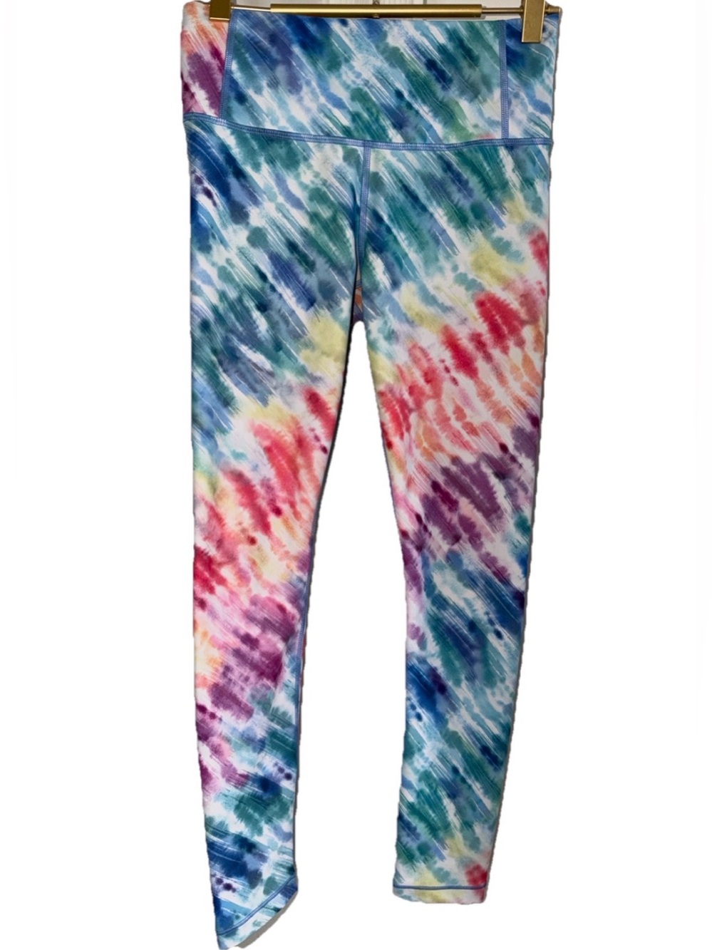 Athleta Love Proudly 7/8 Rainbow Tie Dye Leggings Sz. XS